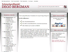 Tablet Screenshot of degobergman.com